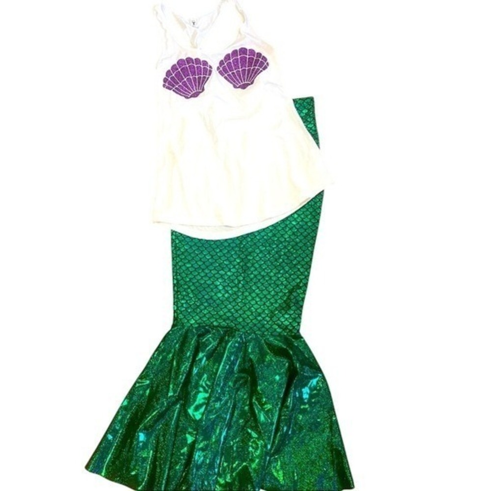 Little Mermaid inspired cosplay outfit Zanza Skirt  XL/14 Halloween‎